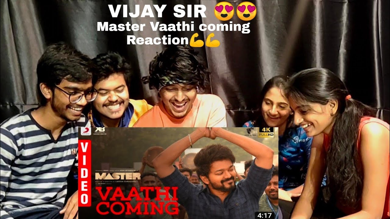Master - Vaathi Coming Video | Roshan REACTION |Thalapathy Vijay |Anirudh Ravichander | Lokesh