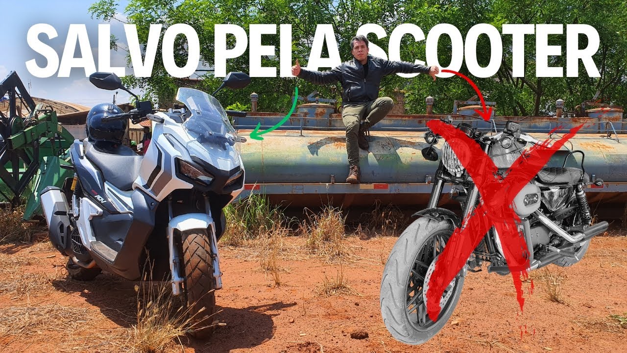 Quem não tem cão, CAÇA COM GATO - problema na Harley, Honda ADV salvando o dia - viagem [SOLO]