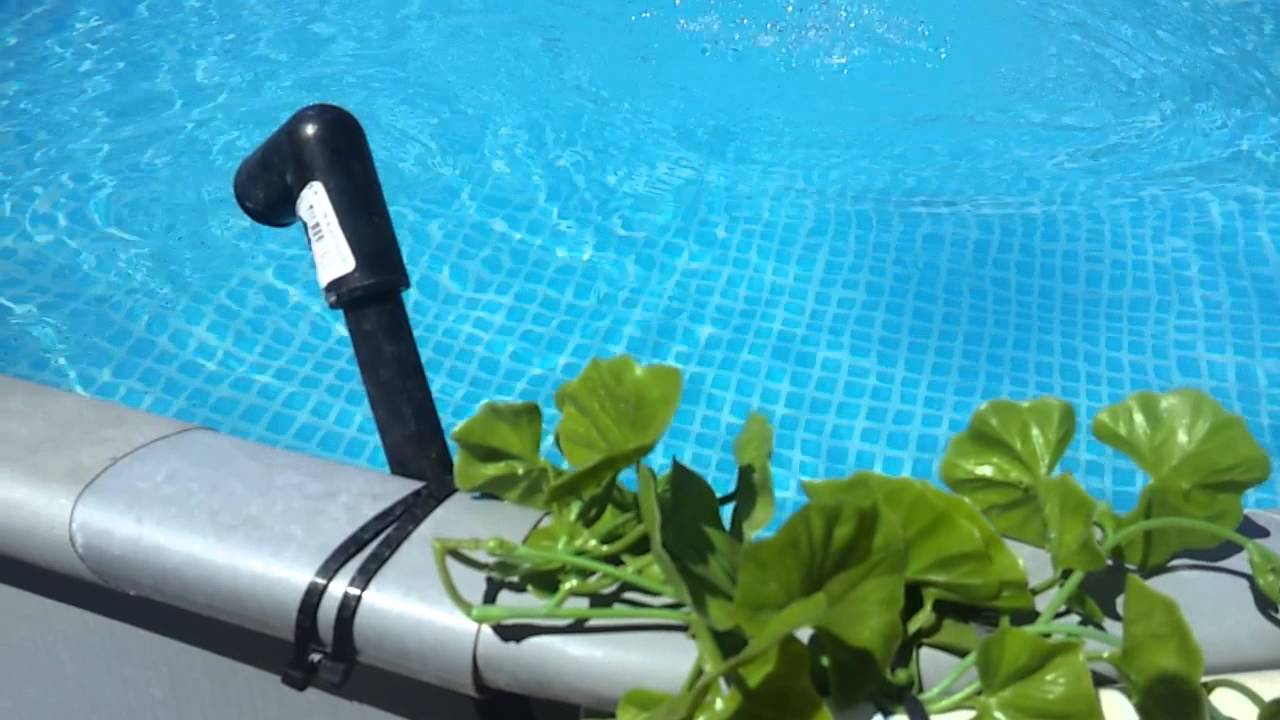 Intex pool solar heater and fountain