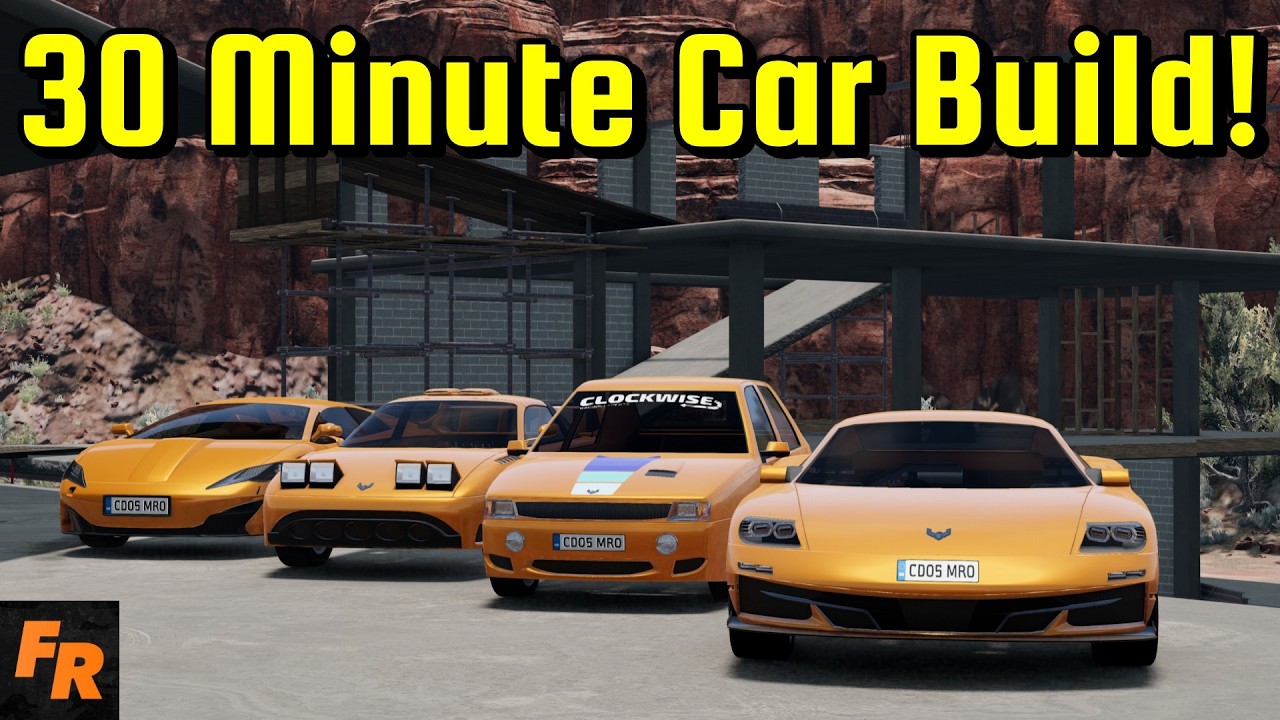 30 Minute Car Build - Boats Glorious Boats - Automation/BeamNG Drive
