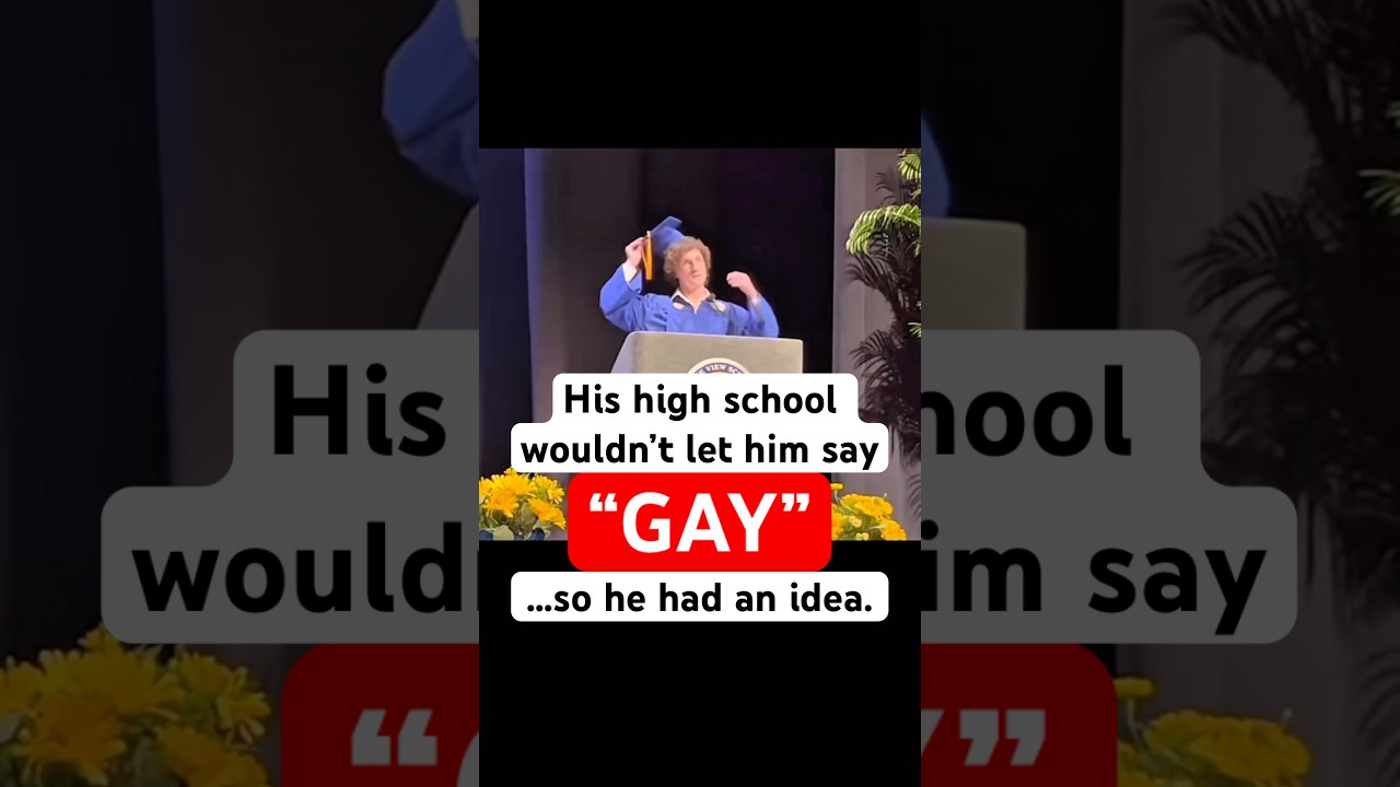 School banned word &ldquo;GAY&rdquo; so Gay Class President had an idea 🏳️&zwj;🌈