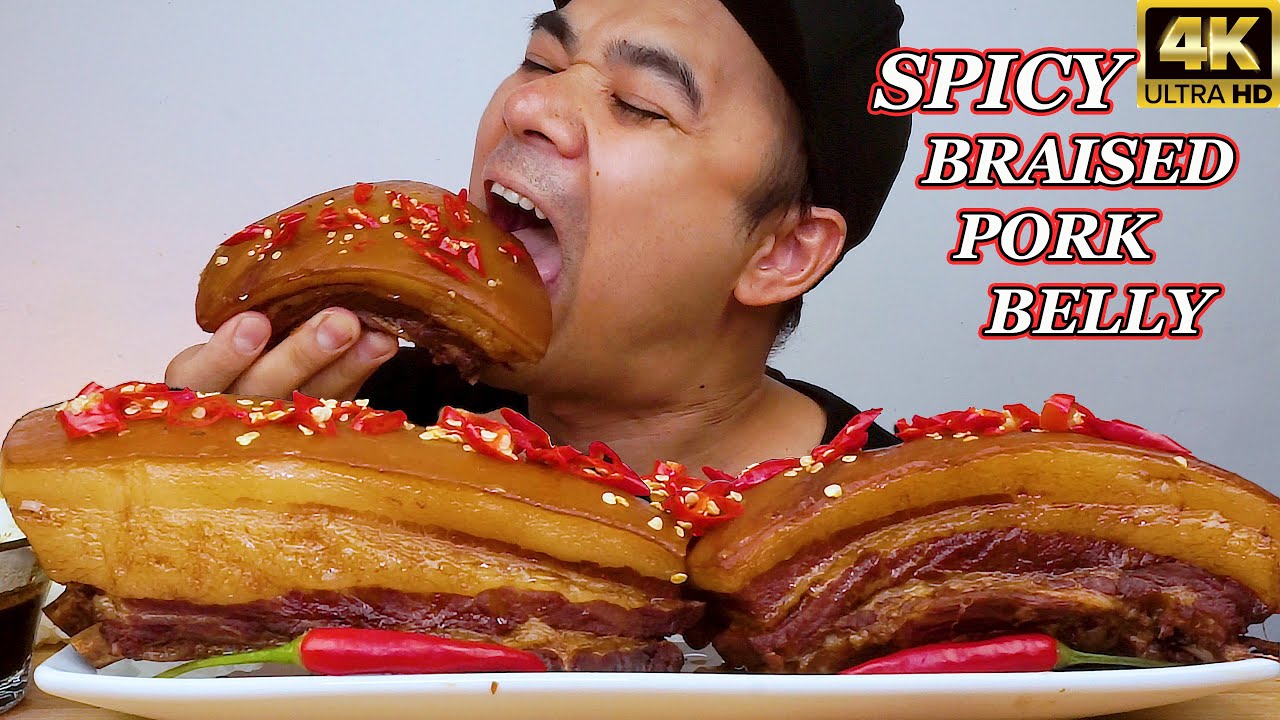 SPICY BRAISED PORK BELLY | Mukbang Philippines | FILIPINO FOOD | Pinoy Mukbang | @vivasmalimban37