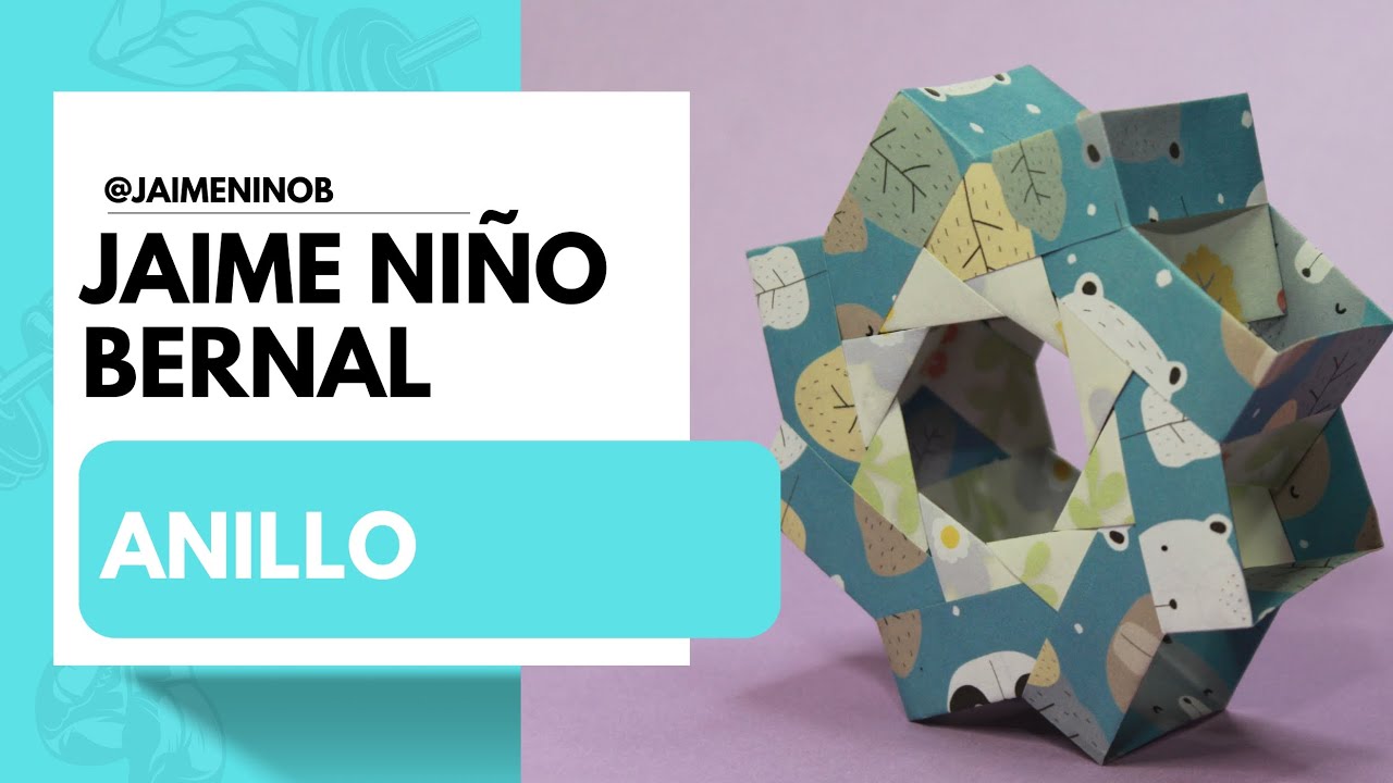 Como hacer un anillo en origami