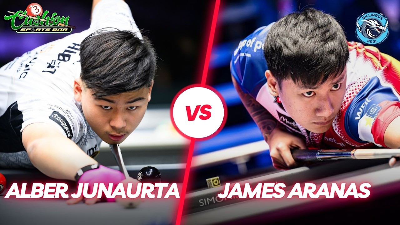 🔴BILLIARDS | JAMES ARANAS+2 VS ALBER JUNAURTA | RACE 13