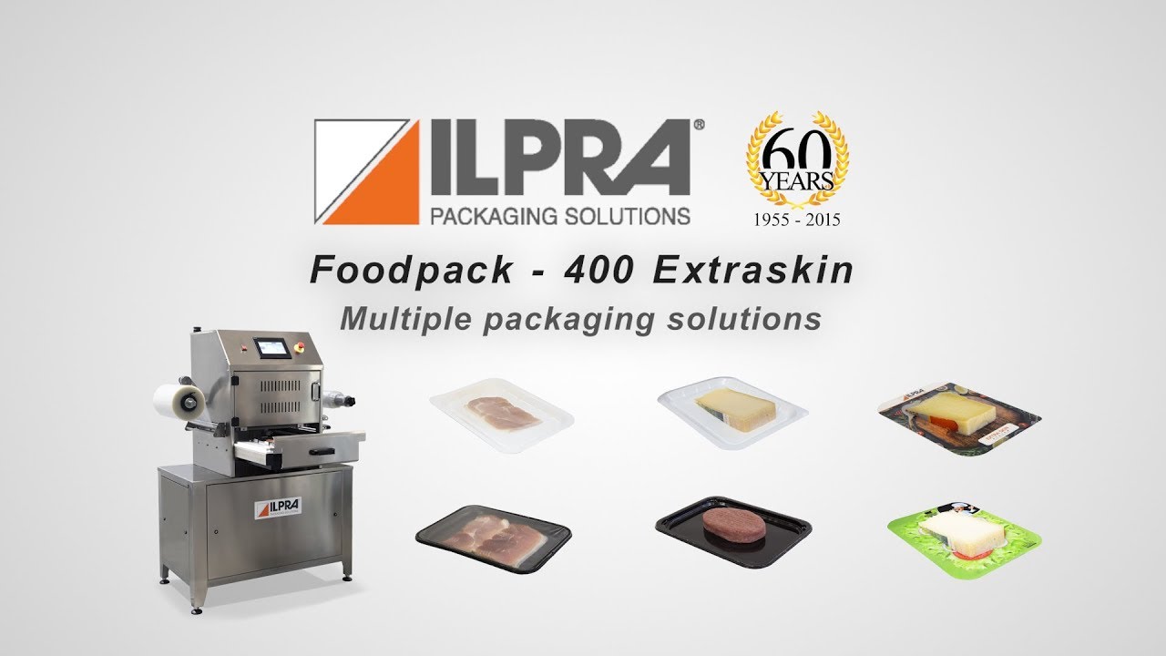 Ilpra tray sealer machine - Foodpack 400 Extraskin - Multiple packaging solutions