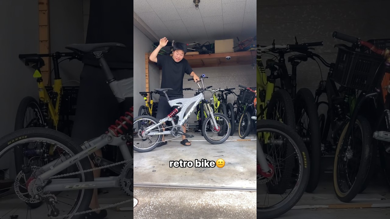 Modern bike VS Retro bike. MTB suspension test. #mtb