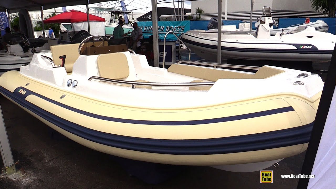 2020 AB Inflatable Nautilus 15 DLX tender Walkaround Tour - 2020 Fort Lauderdale Boat Show
