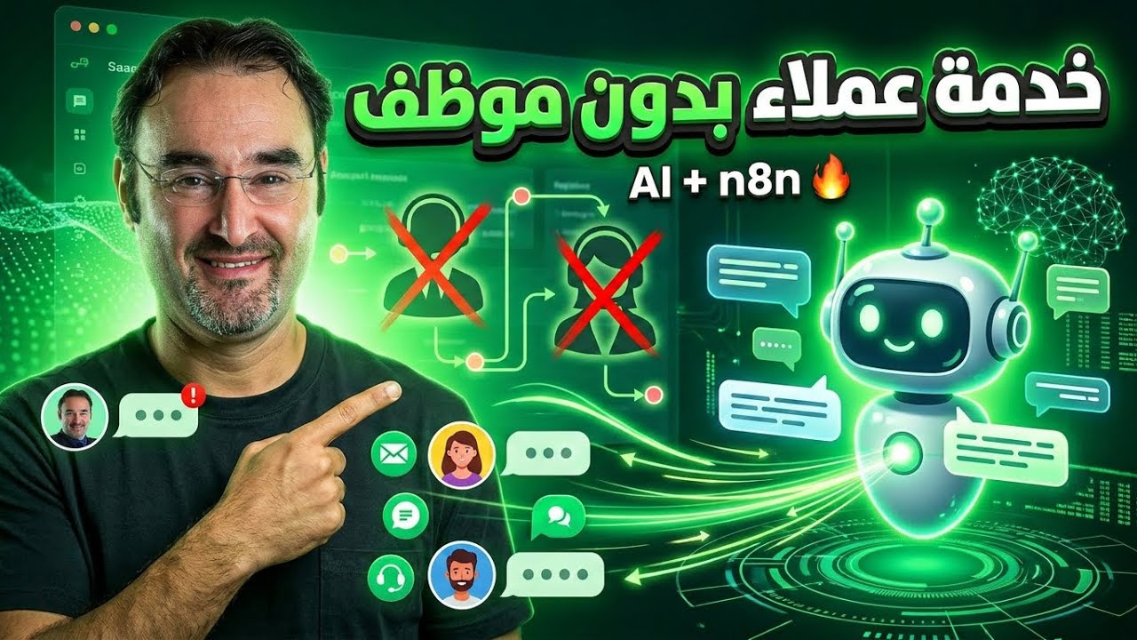 Создание чат-бота для обслуживания клиентов без кода | Полный SaaS-проект с использованием n8n и ...
