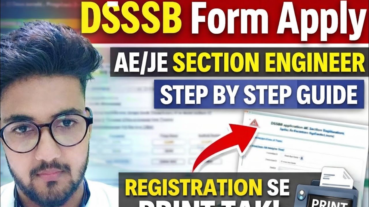 👉 DSSSB AE/JE 911 Form Apply 2026 | Registration Se Final Print Tak Complete Guide