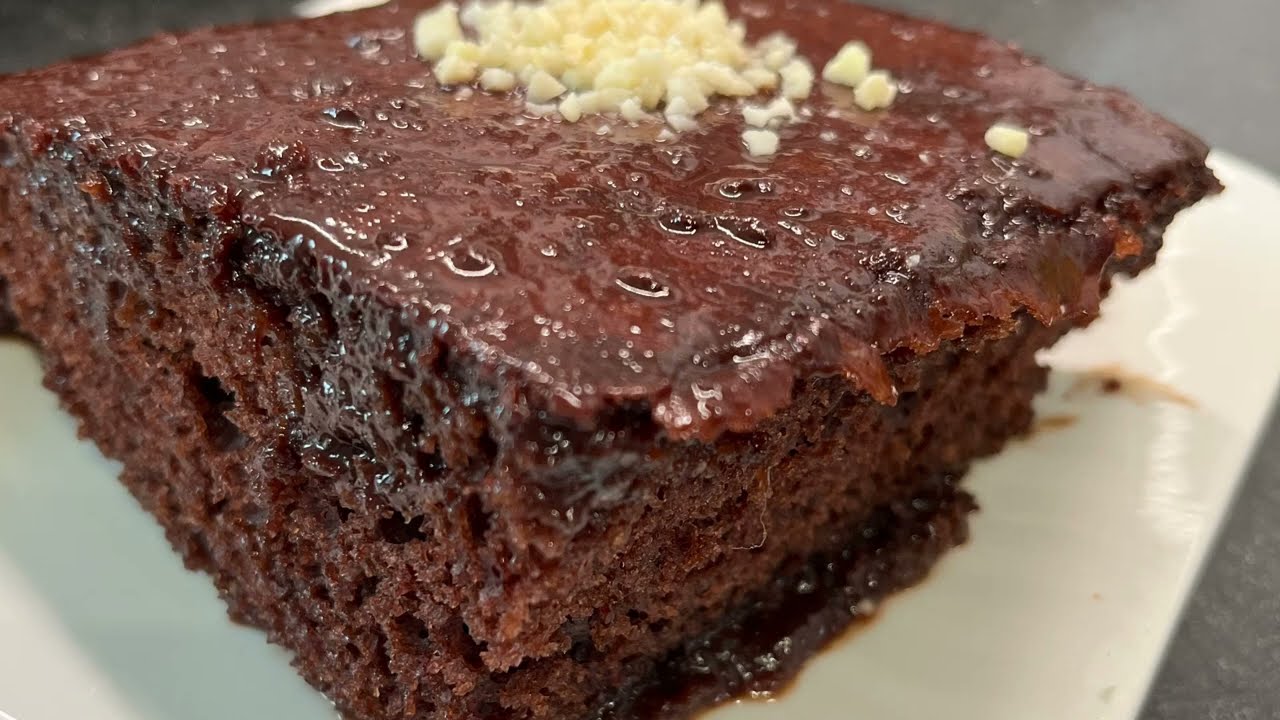 🍫  Çikolata soslu en kolay en hızlı ISLAK KEK tarifi #ıslakkektarifi #kektarifleri