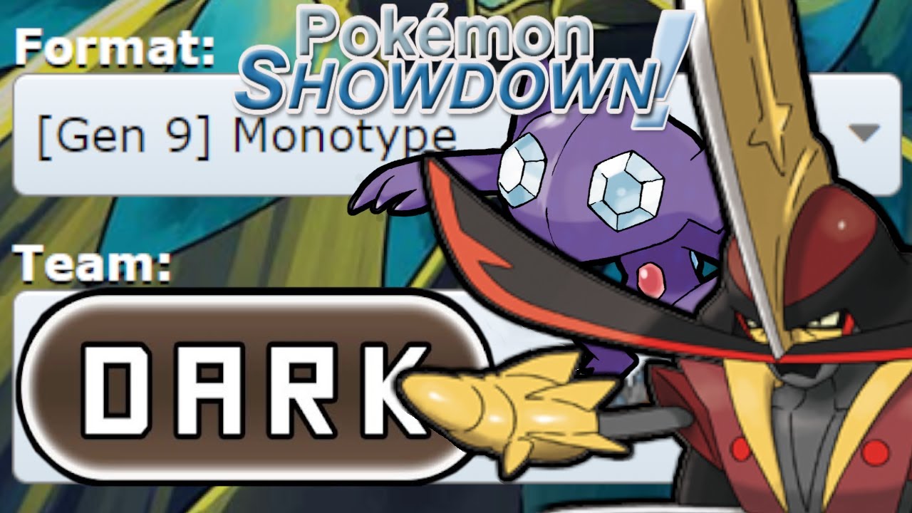 The Pokemon Gen 9 Monotype Dark Experience