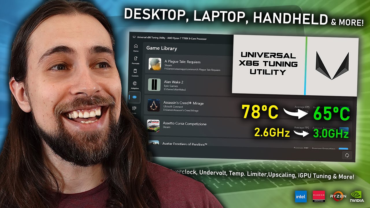 БЕСПЛАТНЫЙ разгон для ВСЕХ!! Universal X86 Utility НАМНОГО лучше, чем я думал!