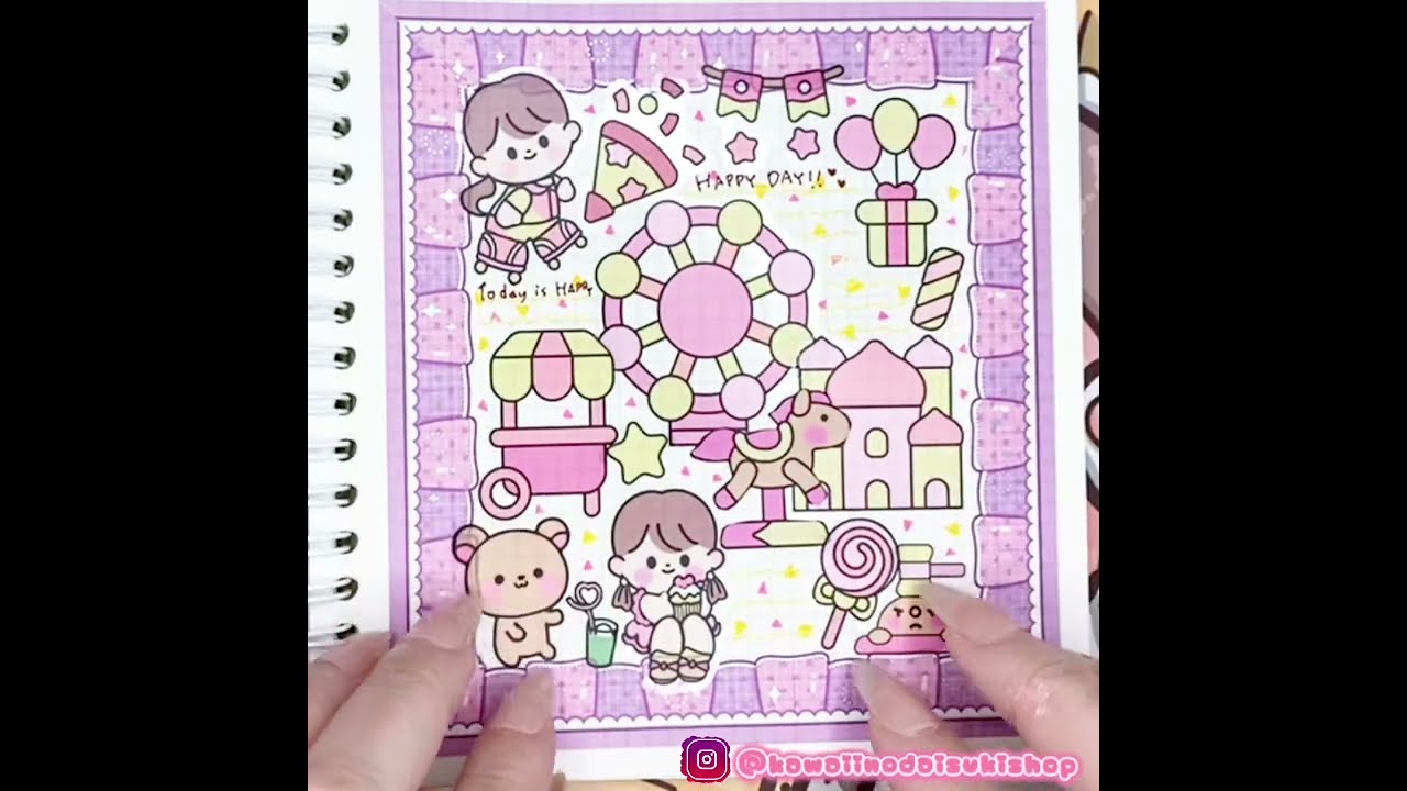【ASMR】可愛い手帳作り リラックスタイム【journaling】