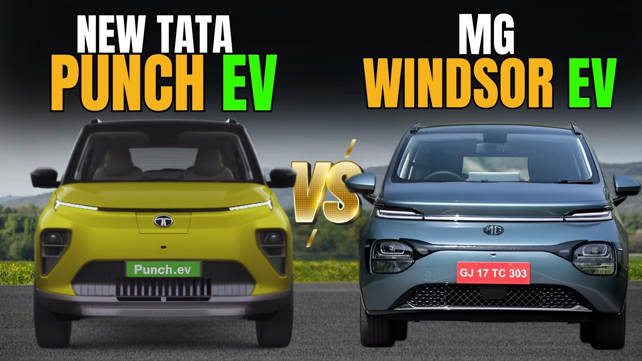 New Tata Punch EV 2026 vs MG Windsor EV | Which is Best ? | Punch ev vs Windsor ev