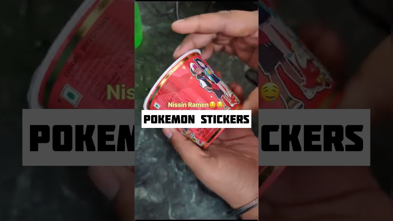 Nissin Pokemon ramen #pokemon #pikachu #charizard #anime #tazo #nissincupnoodles #oreo #hp