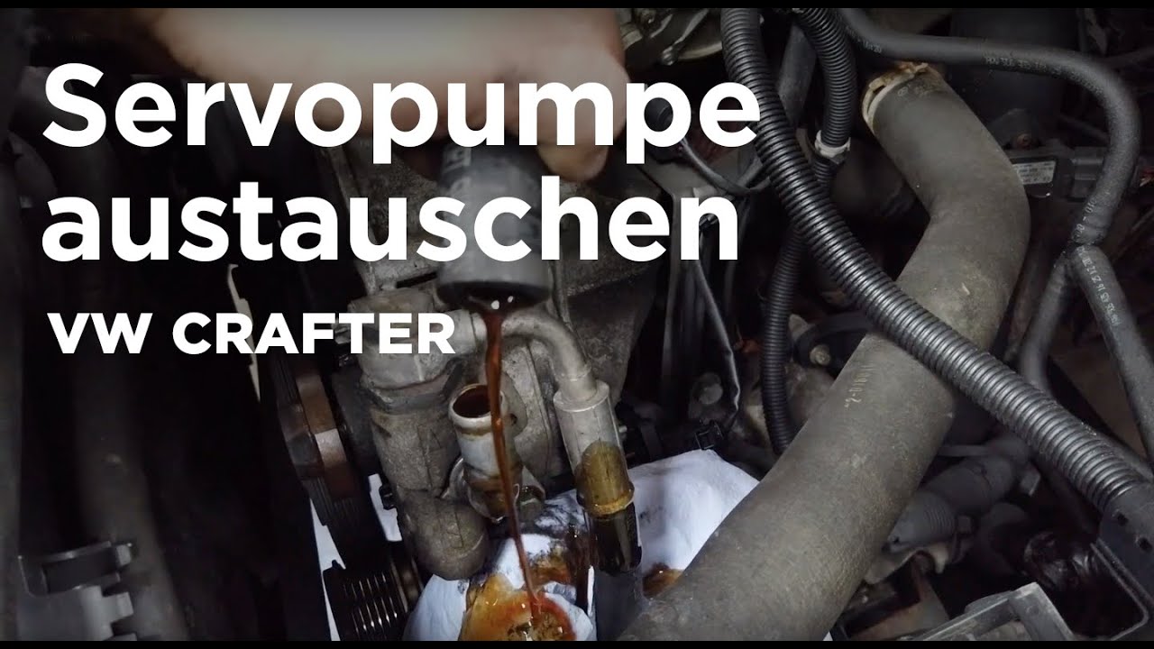 Servopumpe austauschen VW Crafter