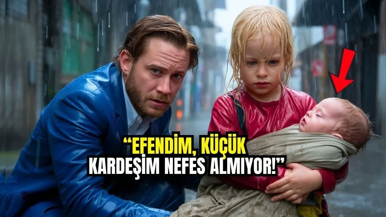 FAKİR KIZ MİLYONERE ÇIĞLIK ATTI： “EFENDİM, KARDEŞİM NEFES ALMIYOR!”