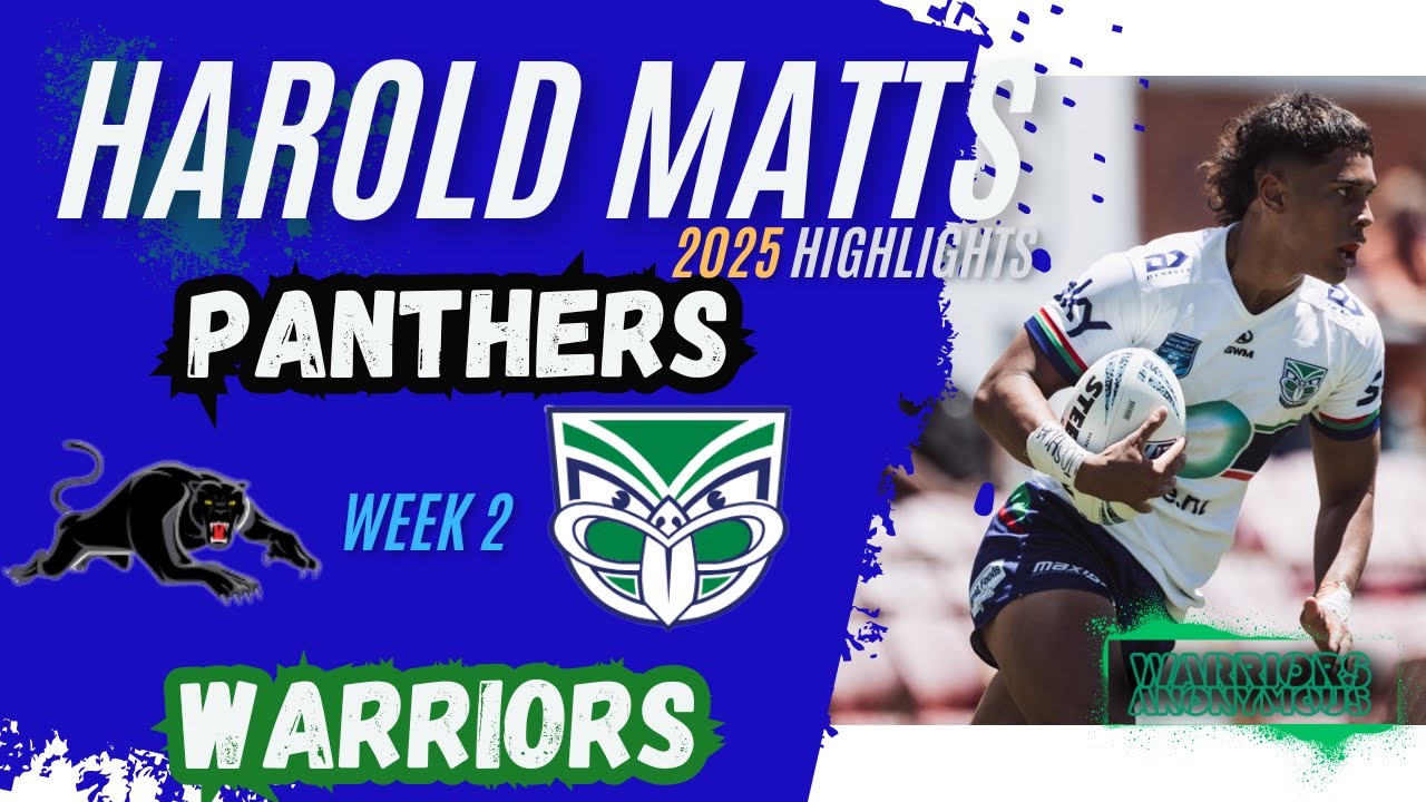 Warriors v Penrith | Harold Matts 2025 | Rd 2 HIGHLIGHTS