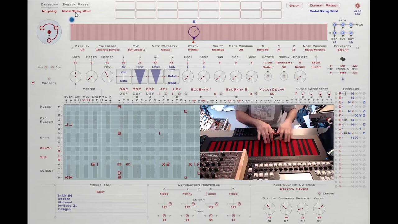 Exploring Haken Audio Continuum Fingerboard presets (no talking)