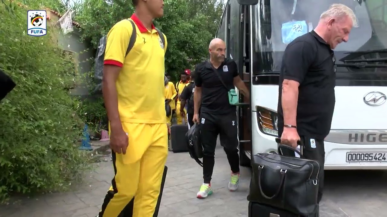Uganda Cranes Arrival in Algeria