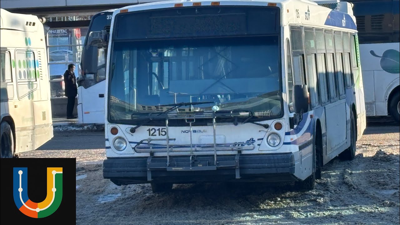 Ride on STL route 33 Métro Montmorency / Métro Cartier