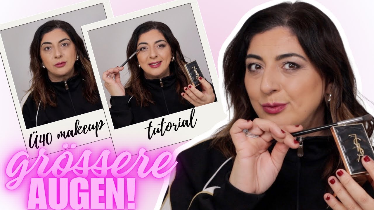 Kleine AUGEN & SCHLUPFLIDER GR&Ouml;SSER schminken! 👀 &Uuml;40 Makeup Tutorial