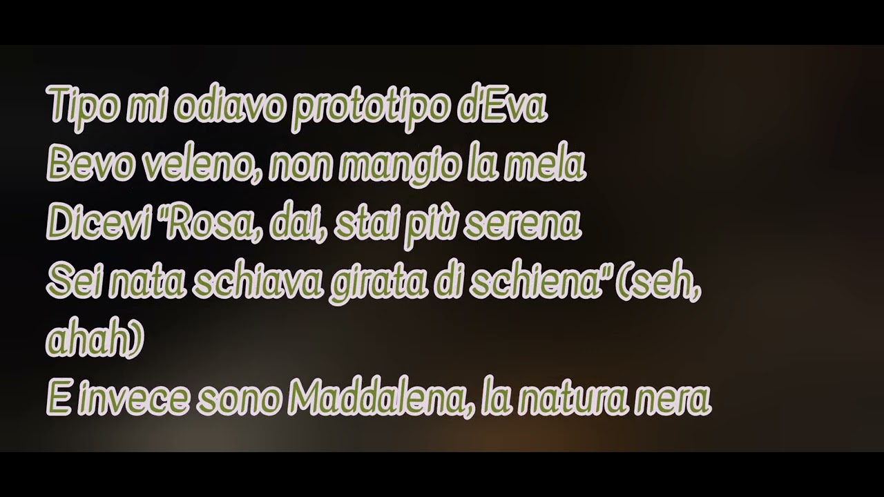 Arisa - Maddalena (Testo/Letra)