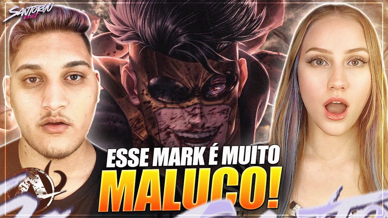 ♪ Mark Sinistro (Invencivel) | Pior Versão | AniRap - REACT EM CASAL