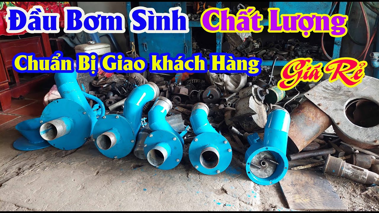 Đầu Bơm Sình Chất Lượng Cao | Giá Rẻ | Chuẩn Bị Giao Cho Khách Hàng | Ân Vlog