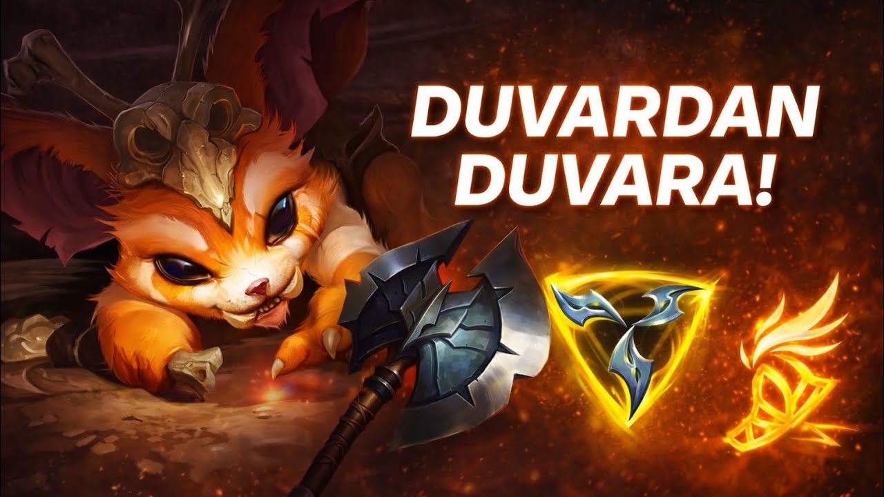 DUVARDAN DUVARA VURAN GNAR! | Takım Savaşı Kaybettirmiyor | Wild Rift