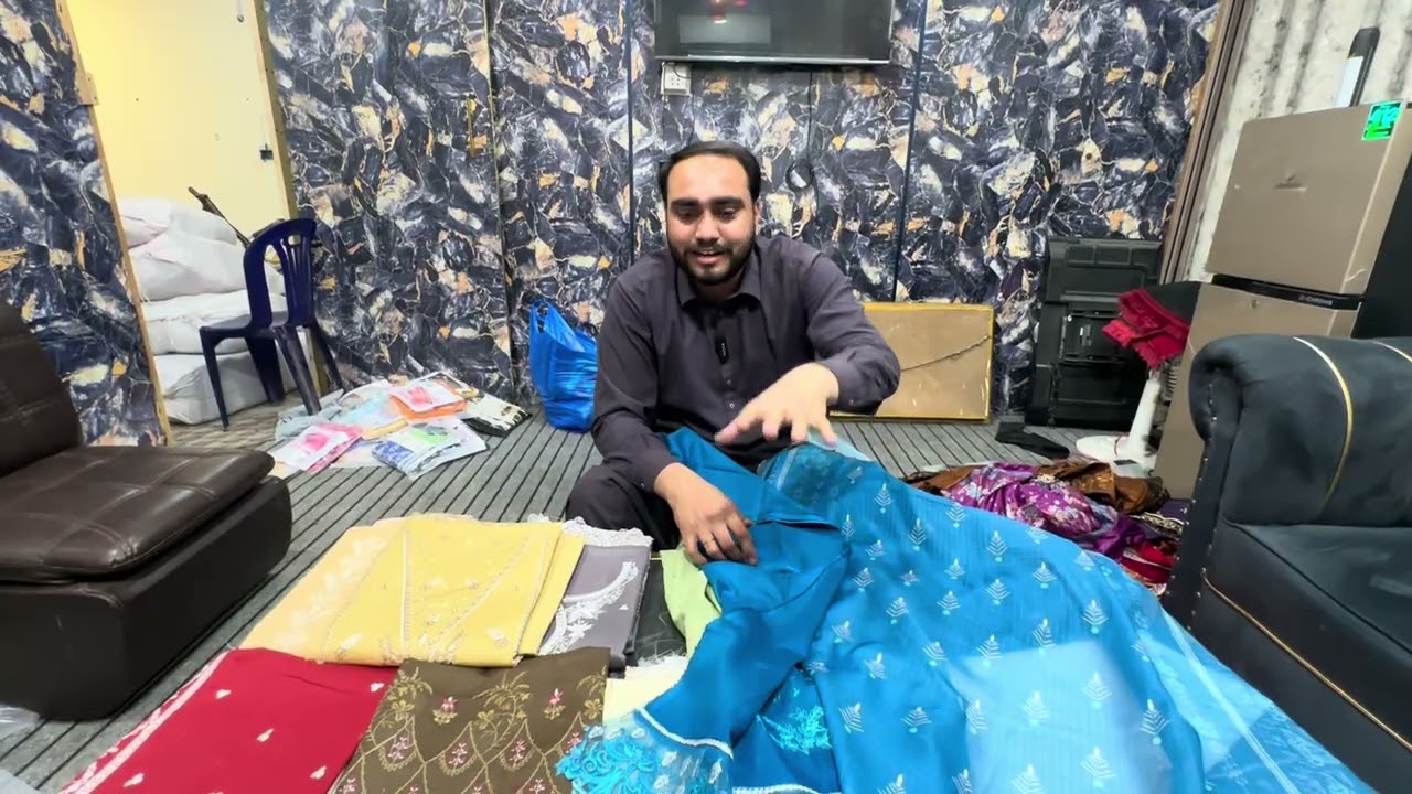 Biggest Sale 2026 🔥| Unstitched 3 piece Lawn Embroidered | Wholesale Cloth Market in Faisalabad 