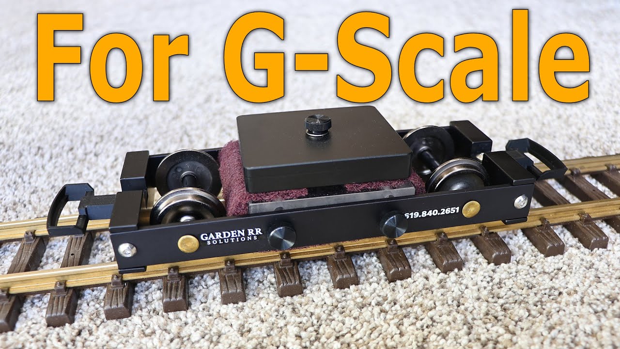 This Track Cleaning Car for G-Scale Model Railroads Has A Brilliant Design!