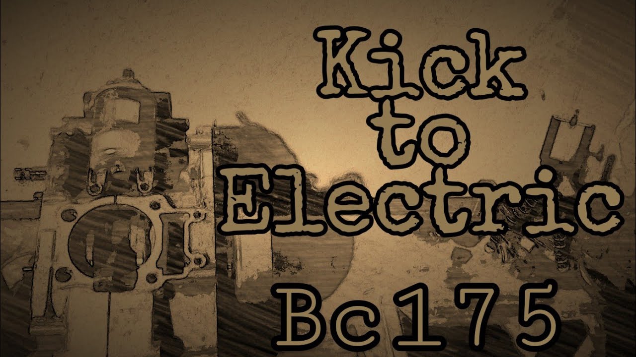 Kawasaki Barako175 | Kick to Electric starter motor conversion tutorial
