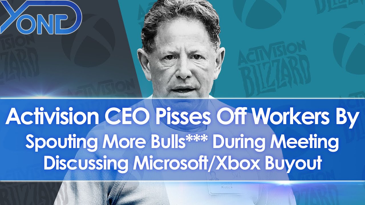 Activision Blizzard CEO Bobby Kotick Pisses Off Workers In Meeting Addressing Microsoft/Xbox Buyout
