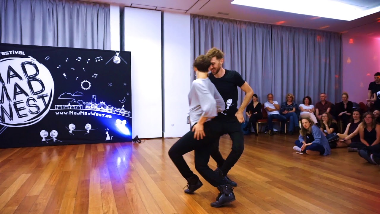 Mad Mad West 2019 Lead & Follow Demo - Jakub Jakoubek & Emeline Rochefeuille