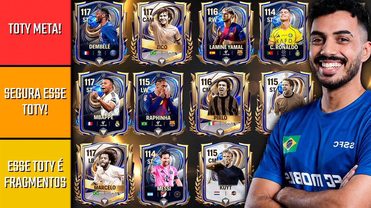 QUEM USAR? TIER LIST NOVA do TOTY 2026 do FC MOBILE! 😱