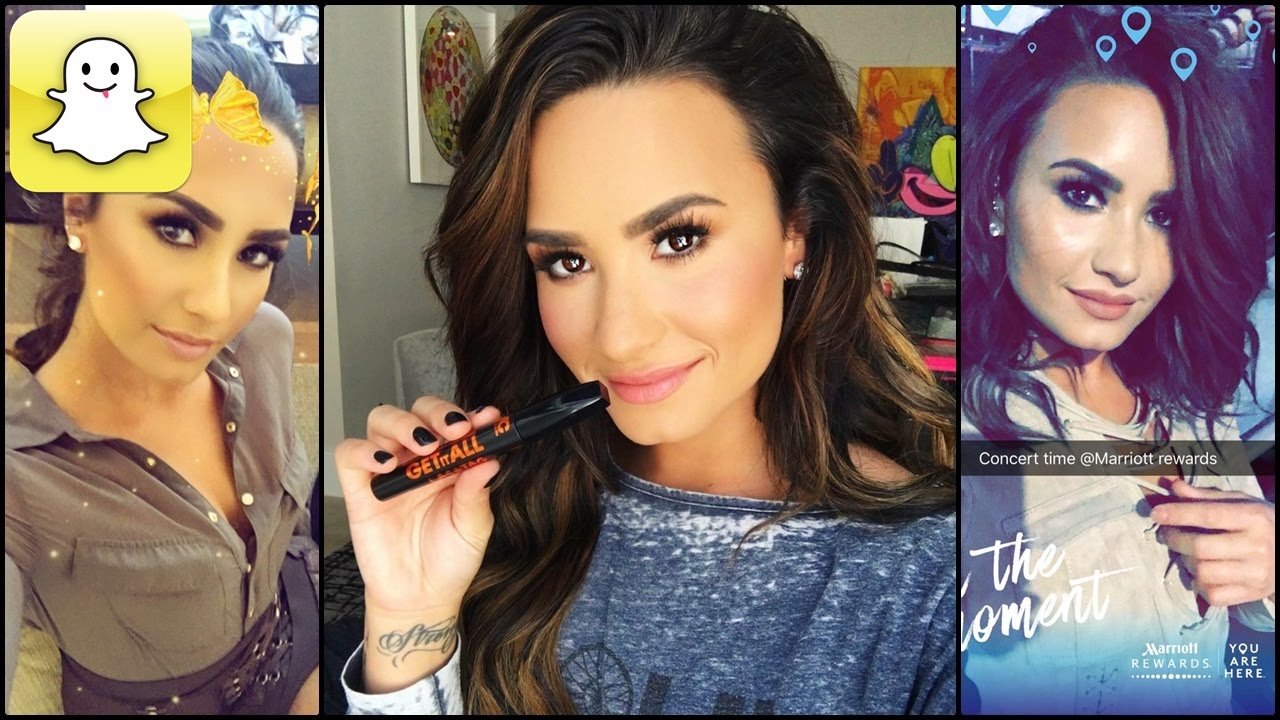Demi Lovato - Snapchat Video Compilation (Best 2016★)