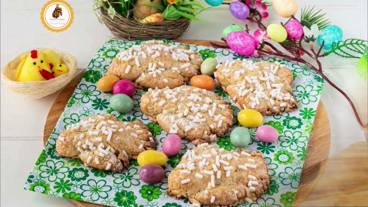 BISCOTTI COLOMBINE PASQUALI AL LIMONE facilissimi e SENZA UOVA