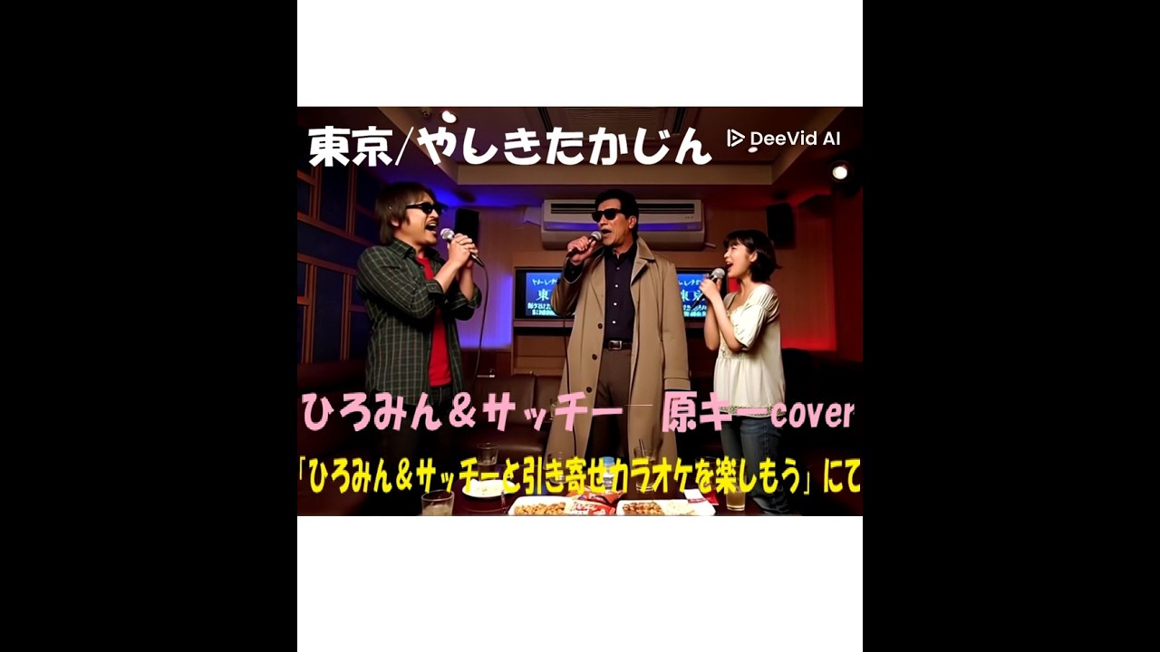 東京　/　やしきたかじん　ひろみん＆サッチー　原キーcover　「ひろみん＆サッチーと引き寄せカラオケを楽しもう(*´▽)ノ♪“」にて