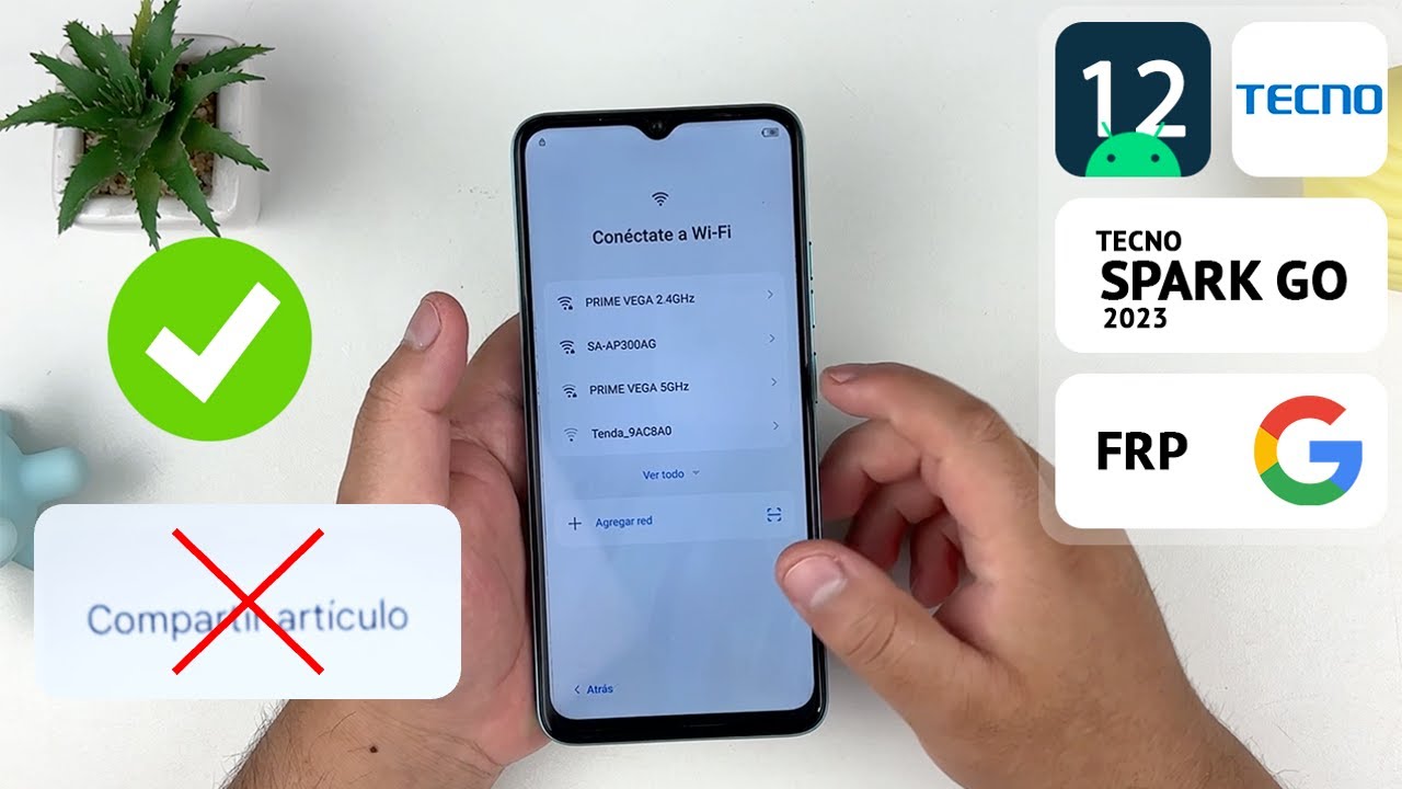 Eliminar Cuenta de Google Tecno Spark Go 2023 | Android 12 | Actualizado | No Se Puede Compartir