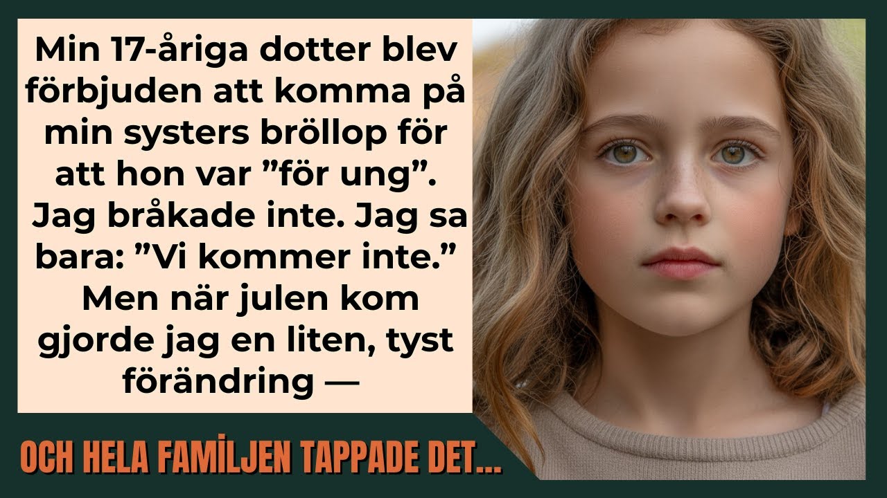 Min Familj Förbjöd Min Adoptivdotter Att Gå På Min Systers Bröllop — Så Gjorde Jag DETTA…