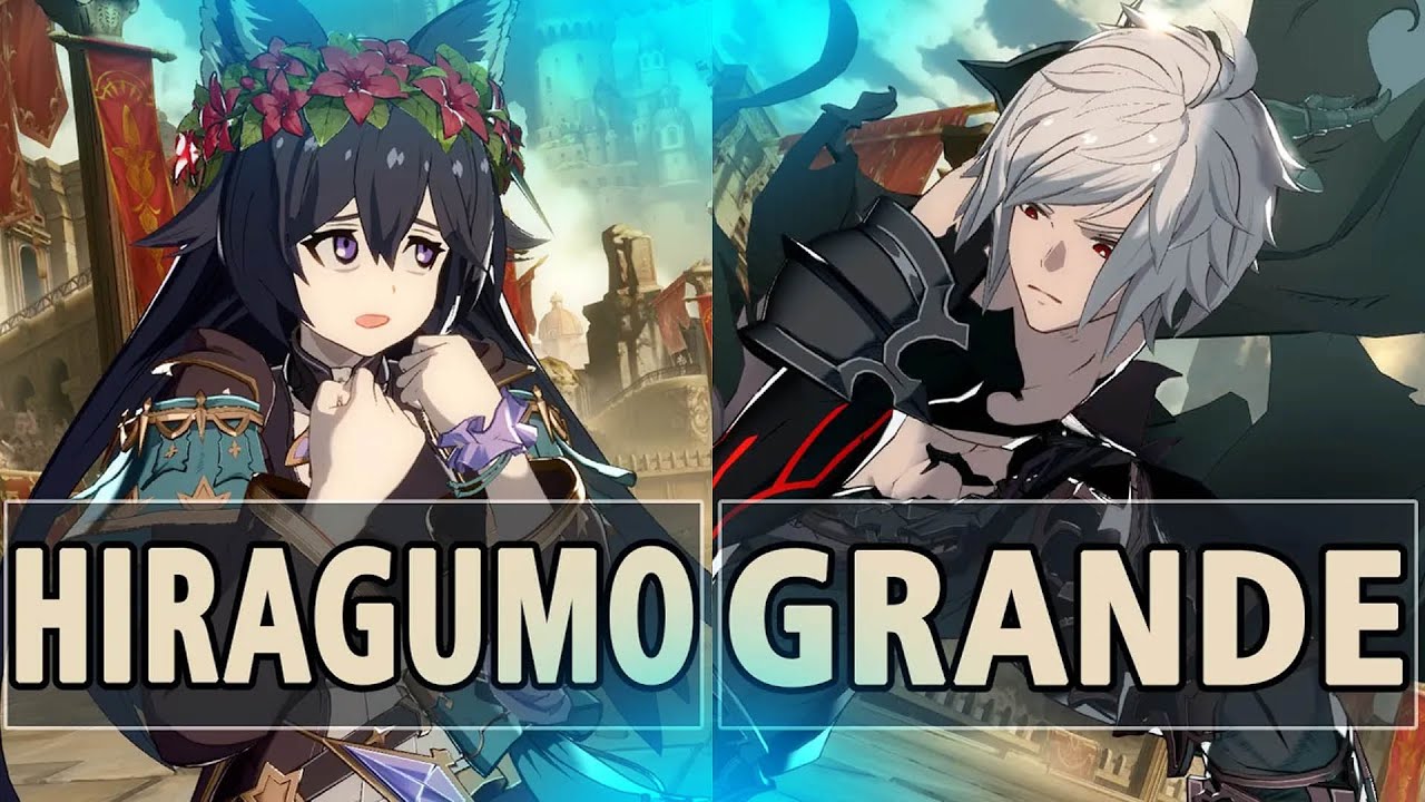 GBVSR:🔥Hiragumo (Nier) Vs Grande (Lucilius)🔥| High Level Gameplay.
