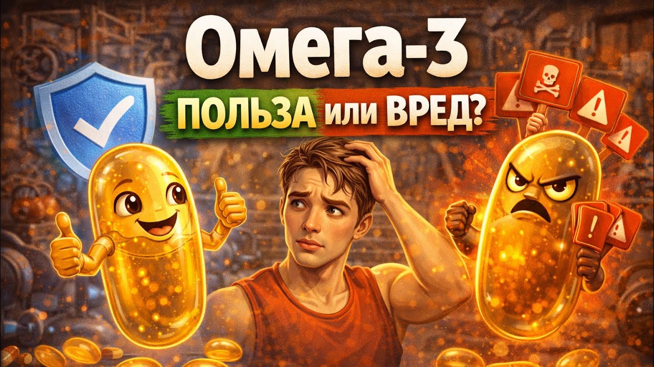 Омега-3: польза или вред?