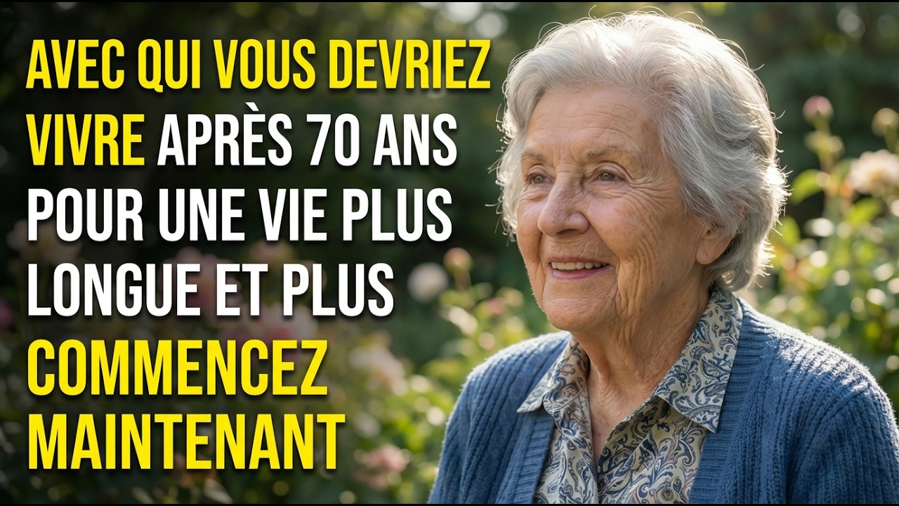 J’ai 92 ans... Avec qui devriez-vous vivre après 70 ans pour une vie plus longue et plus heureuse