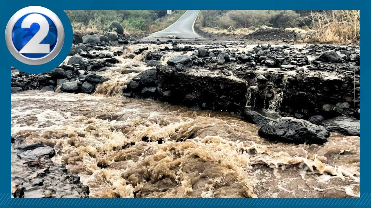 Kona storm brings heavy rain and flooding to Maui County