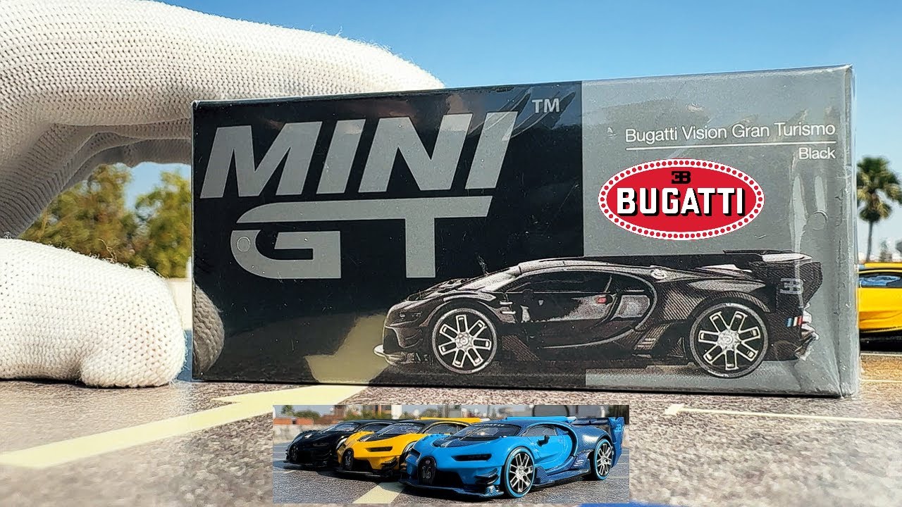 BACK IN BLACK 😍🔥 MINI GT INDIA BUGATTI VISION GT 1/64 - BLACK - INSANE DETAILS🤯❤️