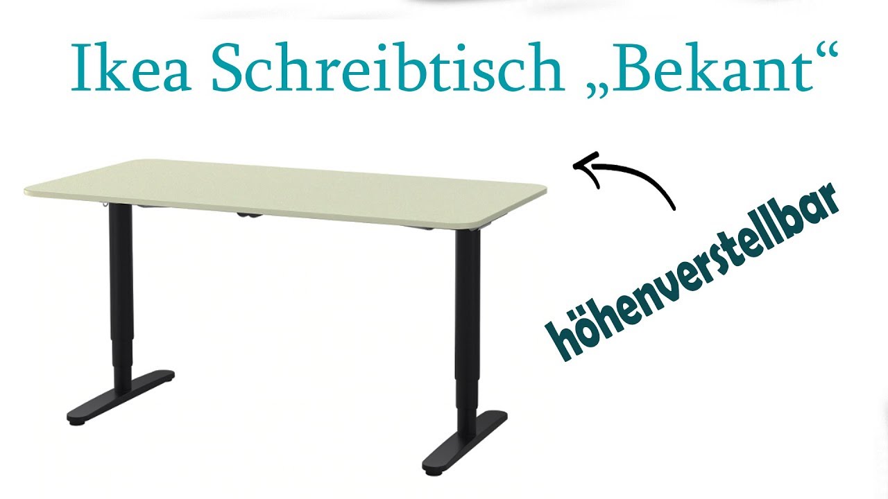 Elektrischer Schreibtisch | Ikea Bekant im Test