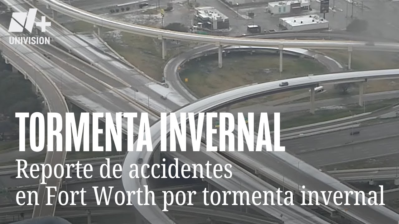 🔴 #EnVivo | Condiciones de las vías en Fort Worth por tormenta invernal