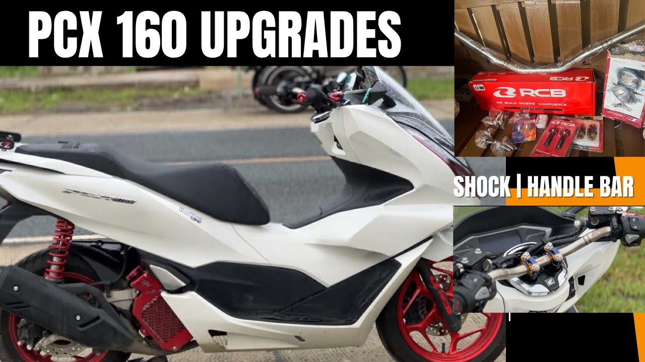 PCX 160 | UPGRADES | RCB A3 REAR SHOCK | JET2WHEELS MIDRISE HANDLE BAR