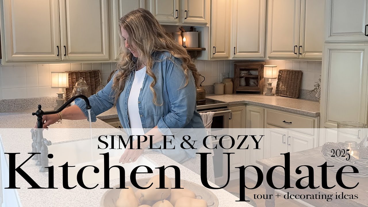 Simple & Cozy Kitchen Update | Kitchen Tour and Decorating Ideas